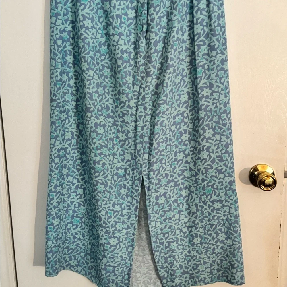 Sigrid Olsen Sport Blue Patterned Top - Picture 3 of 8